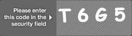 captcha code for visual authentication  letter T number 6 letter G number 5